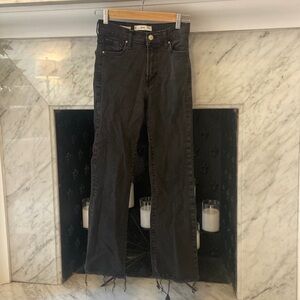 MANGO black boot cut high waisted jeans. Size 4